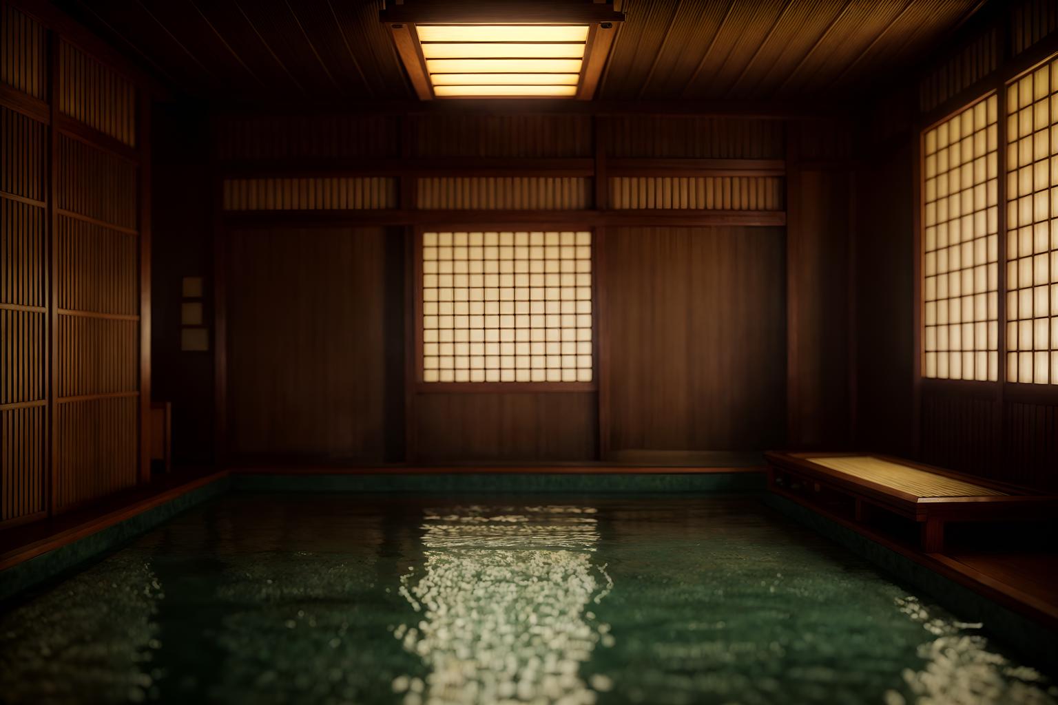 retro-style (onsen interior) . . cinematic photo, highly detailed, cinematic lighting, ultra-detailed, ultrarealistic, photorealism, 8k. retro interior design style. masterpiece, cinematic light, ultrarealistic+, photorealistic+, 8k, raw photo, realistic, sharp focus on eyes, (symmetrical eyes), (intact eyes), hyperrealistic, highest quality, best quality, , highly detailed, masterpiece, best quality, extremely detailed 8k wallpaper, masterpiece, best quality, ultra-detailed, best shadow, detailed background, detailed face, detailed eyes, high contrast, best illumination, detailed face, dulux, caustic, dynamic angle, detailed glow. dramatic lighting. highly detailed, insanely detailed hair, symmetrical, intricate details, professionally retouched, 8k high definition. strong bokeh. award winning photo.
