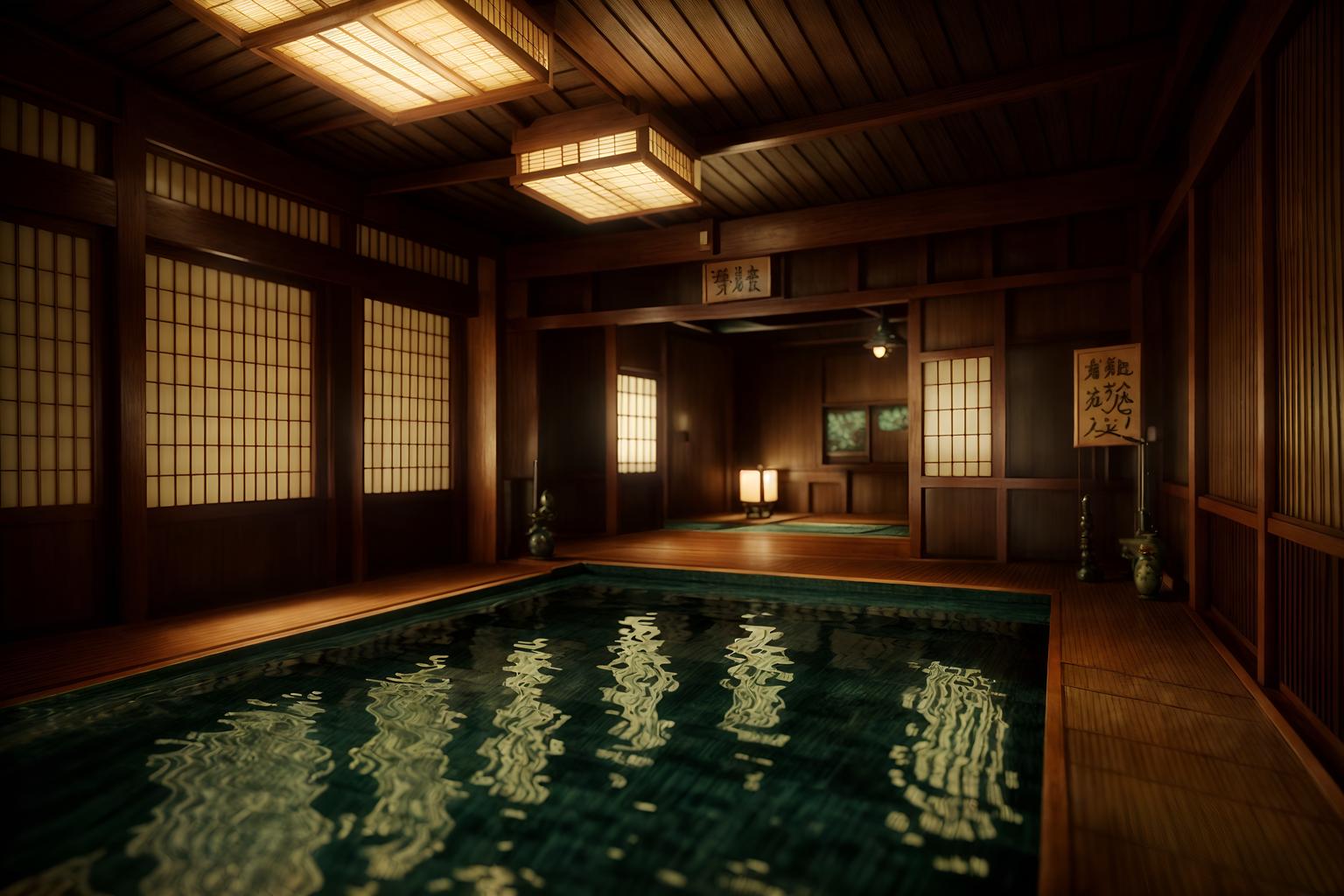 retro-style (onsen interior) . . cinematic photo, highly detailed, cinematic lighting, ultra-detailed, ultrarealistic, photorealism, 8k. retro interior design style. masterpiece, cinematic light, ultrarealistic+, photorealistic+, 8k, raw photo, realistic, sharp focus on eyes, (symmetrical eyes), (intact eyes), hyperrealistic, highest quality, best quality, , highly detailed, masterpiece, best quality, extremely detailed 8k wallpaper, masterpiece, best quality, ultra-detailed, best shadow, detailed background, detailed face, detailed eyes, high contrast, best illumination, detailed face, dulux, caustic, dynamic angle, detailed glow. dramatic lighting. highly detailed, insanely detailed hair, symmetrical, intricate details, professionally retouched, 8k high definition. strong bokeh. award winning photo.