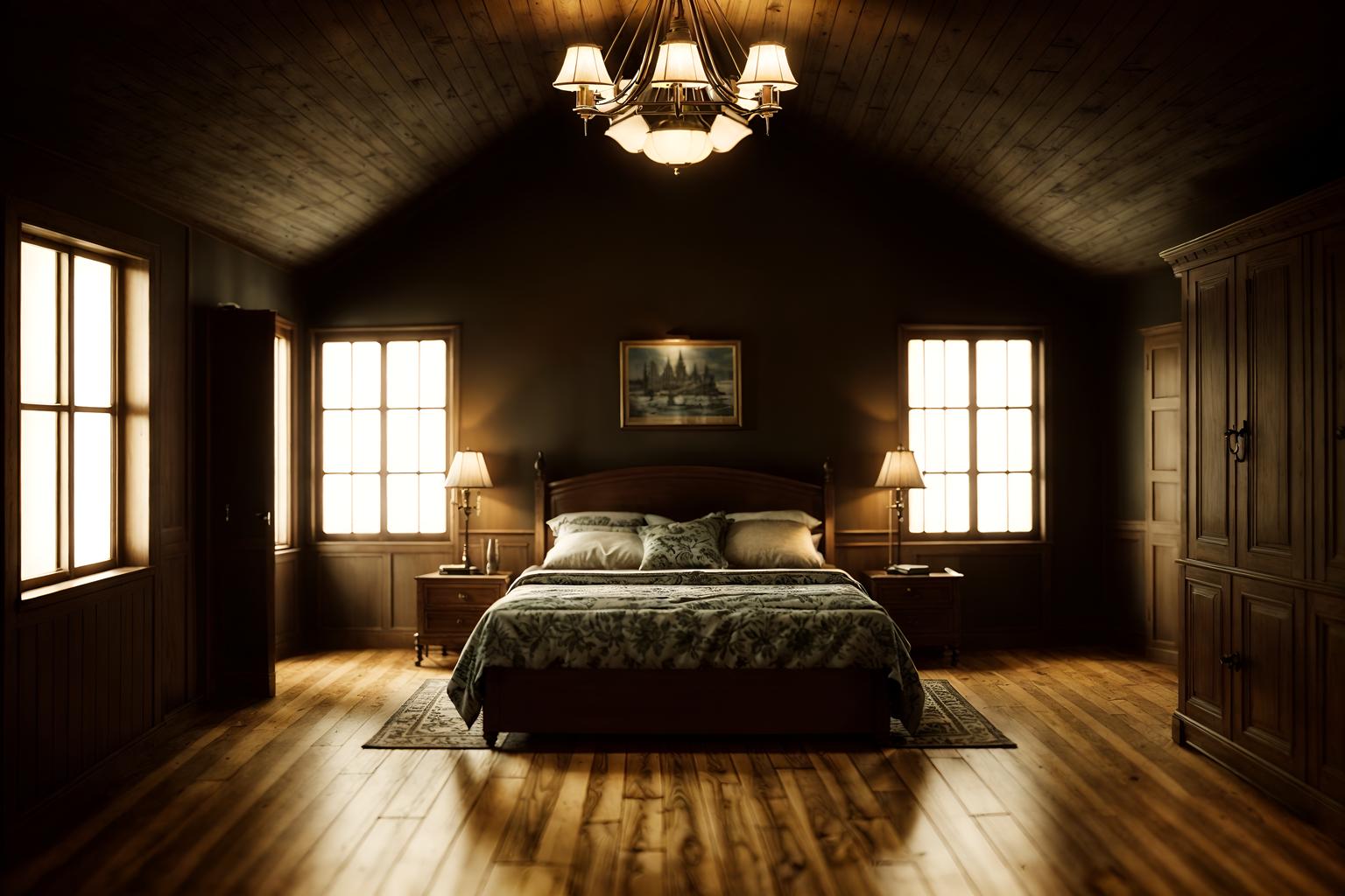 retro-style (attic interior) . . cinematic photo, highly detailed, cinematic lighting, ultra-detailed, ultrarealistic, photorealism, 8k. retro interior design style. masterpiece, cinematic light, ultrarealistic+, photorealistic+, 8k, raw photo, realistic, sharp focus on eyes, (symmetrical eyes), (intact eyes), hyperrealistic, highest quality, best quality, , highly detailed, masterpiece, best quality, extremely detailed 8k wallpaper, masterpiece, best quality, ultra-detailed, best shadow, detailed background, detailed face, detailed eyes, high contrast, best illumination, detailed face, dulux, caustic, dynamic angle, detailed glow. dramatic lighting. highly detailed, insanely detailed hair, symmetrical, intricate details, professionally retouched, 8k high definition. strong bokeh. award winning photo.