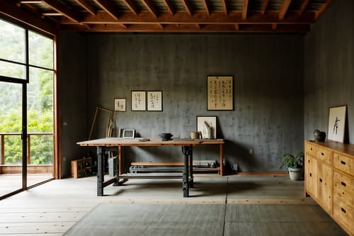 photo from pinterest of zen-style interior designed (workshop interior) with tool wall and wooden workbench and messy and tool wall. . with clean lines and natural light and serenity and harmony and japanese minimalist interior and mimimalist and simplicity and asian zen interior and asian zen interior. . cinematic photo, highly detailed, cinematic lighting, ultra-detailed, ultrarealistic, photorealism, 8k. trending on pinterest. zen interior design style. masterpiece, cinematic light, ultrarealistic+, photorealistic+, 8k, raw photo, realistic, sharp focus on eyes, (symmetrical eyes), (intact eyes), hyperrealistic, highest quality, best quality, , highly detailed, masterpiece, best quality, extremely detailed 8k wallpaper, masterpiece, best quality, ultra-detailed, best shadow, detailed background, detailed face, detailed eyes, high contrast, best illumination, detailed face, dulux, caustic, dynamic angle, detailed glow. dramatic lighting. highly detailed, insanely detailed hair, symmetrical, intricate details, professionally retouched, 8k high definition. strong bokeh. award winning photo.