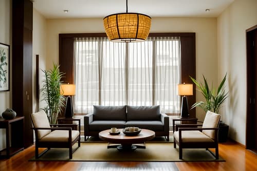 photo from pinterest of zen-style interior designed (hotel lobby interior) with furniture and hanging lamps and rug and check in desk and sofas and coffee tables and plant and lounge chairs. . with natural light and simplicity and simple furniture and serenity and harmony and clean lines and asian zen interior and japanese minimalist interior and asian interior. . cinematic photo, highly detailed, cinematic lighting, ultra-detailed, ultrarealistic, photorealism, 8k. trending on pinterest. zen interior design style. masterpiece, cinematic light, ultrarealistic+, photorealistic+, 8k, raw photo, realistic, sharp focus on eyes, (symmetrical eyes), (intact eyes), hyperrealistic, highest quality, best quality, , highly detailed, masterpiece, best quality, extremely detailed 8k wallpaper, masterpiece, best quality, ultra-detailed, best shadow, detailed background, detailed face, detailed eyes, high contrast, best illumination, detailed face, dulux, caustic, dynamic angle, detailed glow. dramatic lighting. highly detailed, insanely detailed hair, symmetrical, intricate details, professionally retouched, 8k high definition. strong bokeh. award winning photo.