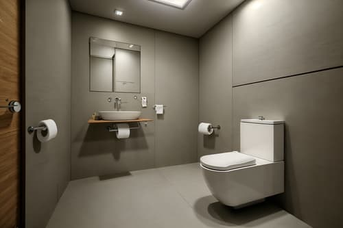 photo from pinterest of zen-style interior designed (toilet interior) with sink with tap and toilet paper hanger and toilet with toilet seat up and sink with tap. . with japanese minimalist interior and japanese interior and japanese minimalist interior and simplicity and asian zen interior and clutter free and mimimalist and calm and neutral colors. . cinematic photo, highly detailed, cinematic lighting, ultra-detailed, ultrarealistic, photorealism, 8k. trending on pinterest. zen interior design style. masterpiece, cinematic light, ultrarealistic+, photorealistic+, 8k, raw photo, realistic, sharp focus on eyes, (symmetrical eyes), (intact eyes), hyperrealistic, highest quality, best quality, , highly detailed, masterpiece, best quality, extremely detailed 8k wallpaper, masterpiece, best quality, ultra-detailed, best shadow, detailed background, detailed face, detailed eyes, high contrast, best illumination, detailed face, dulux, caustic, dynamic angle, detailed glow. dramatic lighting. highly detailed, insanely detailed hair, symmetrical, intricate details, professionally retouched, 8k high definition. strong bokeh. award winning photo.
