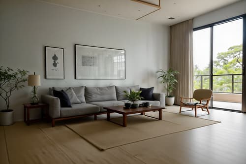 photo from pinterest of zen-style interior designed (exhibition space interior) . with calm and neutral colors and japanese minimalist interior and japanese minimalist interior and mimimalist and serenity and harmony and clutter free and asian zen interior and simple furniture. . cinematic photo, highly detailed, cinematic lighting, ultra-detailed, ultrarealistic, photorealism, 8k. trending on pinterest. zen interior design style. masterpiece, cinematic light, ultrarealistic+, photorealistic+, 8k, raw photo, realistic, sharp focus on eyes, (symmetrical eyes), (intact eyes), hyperrealistic, highest quality, best quality, , highly detailed, masterpiece, best quality, extremely detailed 8k wallpaper, masterpiece, best quality, ultra-detailed, best shadow, detailed background, detailed face, detailed eyes, high contrast, best illumination, detailed face, dulux, caustic, dynamic angle, detailed glow. dramatic lighting. highly detailed, insanely detailed hair, symmetrical, intricate details, professionally retouched, 8k high definition. strong bokeh. award winning photo.