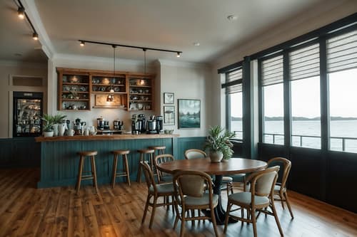 photo from pinterest of coastal-style interior designed (coffee shop interior) . with . . cinematic photo, highly detailed, cinematic lighting, ultra-detailed, ultrarealistic, photorealism, 8k. trending on pinterest. coastal interior design style. masterpiece, cinematic light, ultrarealistic+, photorealistic+, 8k, raw photo, realistic, sharp focus on eyes, (symmetrical eyes), (intact eyes), hyperrealistic, highest quality, best quality, , highly detailed, masterpiece, best quality, extremely detailed 8k wallpaper, masterpiece, best quality, ultra-detailed, best shadow, detailed background, detailed face, detailed eyes, high contrast, best illumination, detailed face, dulux, caustic, dynamic angle, detailed glow. dramatic lighting. highly detailed, insanely detailed hair, symmetrical, intricate details, professionally retouched, 8k high definition. strong bokeh. award winning photo.