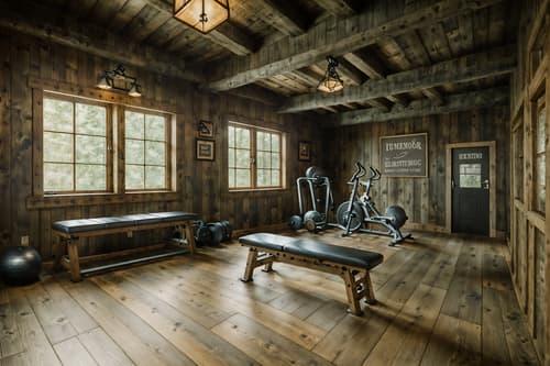 photo from pinterest of cottagecore-style interior designed (fitness gym interior) with bench press and squat rack and dumbbell stand and crosstrainer and exercise bicycle and bench press. . with rustic and organic and cottage style and traditional and country style and earthy and muted colors and floral patterns. . cinematic photo, highly detailed, cinematic lighting, ultra-detailed, ultrarealistic, photorealism, 8k. trending on pinterest. cottagecore interior design style. masterpiece, cinematic light, ultrarealistic+, photorealistic+, 8k, raw photo, realistic, sharp focus on eyes, (symmetrical eyes), (intact eyes), hyperrealistic, highest quality, best quality, , highly detailed, masterpiece, best quality, extremely detailed 8k wallpaper, masterpiece, best quality, ultra-detailed, best shadow, detailed background, detailed face, detailed eyes, high contrast, best illumination, detailed face, dulux, caustic, dynamic angle, detailed glow. dramatic lighting. highly detailed, insanely detailed hair, symmetrical, intricate details, professionally retouched, 8k high definition. strong bokeh. award winning photo.