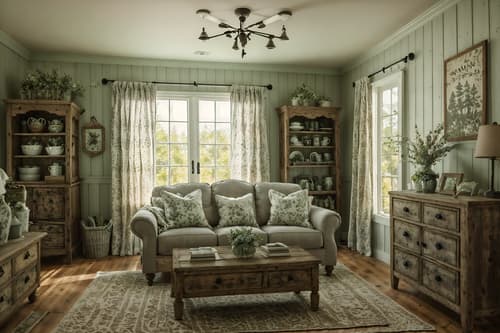 photo from pinterest of cottagecore-style interior designed (clothing store interior) . with cottage style and country style and floral patterns and muted colors and rustic and traditional and natural and organic. . cinematic photo, highly detailed, cinematic lighting, ultra-detailed, ultrarealistic, photorealism, 8k. trending on pinterest. cottagecore interior design style. masterpiece, cinematic light, ultrarealistic+, photorealistic+, 8k, raw photo, realistic, sharp focus on eyes, (symmetrical eyes), (intact eyes), hyperrealistic, highest quality, best quality, , highly detailed, masterpiece, best quality, extremely detailed 8k wallpaper, masterpiece, best quality, ultra-detailed, best shadow, detailed background, detailed face, detailed eyes, high contrast, best illumination, detailed face, dulux, caustic, dynamic angle, detailed glow. dramatic lighting. highly detailed, insanely detailed hair, symmetrical, intricate details, professionally retouched, 8k high definition. strong bokeh. award winning photo.