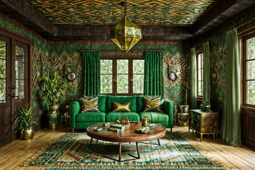 photo from pinterest of bohemian-style interior designed (gaming room interior) . with metals and woods and playful textures and bold patterns and animal hides and lush green nature and carefree layers of pattern, texture, and color and natural materials. . cinematic photo, highly detailed, cinematic lighting, ultra-detailed, ultrarealistic, photorealism, 8k. trending on pinterest. bohemian interior design style. masterpiece, cinematic light, ultrarealistic+, photorealistic+, 8k, raw photo, realistic, sharp focus on eyes, (symmetrical eyes), (intact eyes), hyperrealistic, highest quality, best quality, , highly detailed, masterpiece, best quality, extremely detailed 8k wallpaper, masterpiece, best quality, ultra-detailed, best shadow, detailed background, detailed face, detailed eyes, high contrast, best illumination, detailed face, dulux, caustic, dynamic angle, detailed glow. dramatic lighting. highly detailed, insanely detailed hair, symmetrical, intricate details, professionally retouched, 8k high definition. strong bokeh. award winning photo.