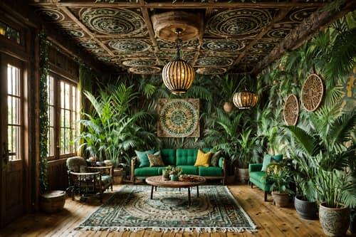 photo from pinterest of bohemian-style interior designed (clothing store interior) . with playful textures and lush green nature and a lack of structure and playful patterns and woods and natural materials and mixed patterns and bold patterns. . cinematic photo, highly detailed, cinematic lighting, ultra-detailed, ultrarealistic, photorealism, 8k. trending on pinterest. bohemian interior design style. masterpiece, cinematic light, ultrarealistic+, photorealistic+, 8k, raw photo, realistic, sharp focus on eyes, (symmetrical eyes), (intact eyes), hyperrealistic, highest quality, best quality, , highly detailed, masterpiece, best quality, extremely detailed 8k wallpaper, masterpiece, best quality, ultra-detailed, best shadow, detailed background, detailed face, detailed eyes, high contrast, best illumination, detailed face, dulux, caustic, dynamic angle, detailed glow. dramatic lighting. highly detailed, insanely detailed hair, symmetrical, intricate details, professionally retouched, 8k high definition. strong bokeh. award winning photo.
