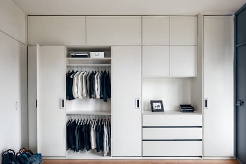 photo from pinterest of minimalist-style interior designed (drop zone interior) with cabinets and storage drawers and storage baskets and high up storage and lockers and cubbies and wall hooks for coats and shelves for shoes. . with functional furniture and a monochromatic palette with colour used as an accent and lots of light and clean lines and focus on the shape, colour and texture of just a few of essential elements and an open floor plan and functional furniture. . cinematic photo, highly detailed, cinematic lighting, ultra-detailed, ultrarealistic, photorealism, 8k. trending on pinterest. minimalist interior design style. masterpiece, cinematic light, ultrarealistic+, photorealistic+, 8k, raw photo, realistic, sharp focus on eyes, (symmetrical eyes), (intact eyes), hyperrealistic, highest quality, best quality, , highly detailed, masterpiece, best quality, extremely detailed 8k wallpaper, masterpiece, best quality, ultra-detailed, best shadow, detailed background, detailed face, detailed eyes, high contrast, best illumination, detailed face, dulux, caustic, dynamic angle, detailed glow. dramatic lighting. highly detailed, insanely detailed hair, symmetrical, intricate details, professionally retouched, 8k high definition. strong bokeh. award winning photo.