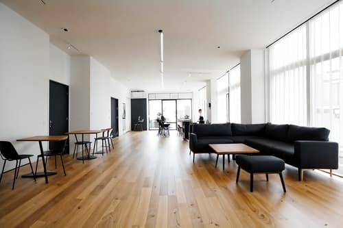 photo from pinterest of minimalist-style interior designed (coffee shop interior) . with an open floor plan and clean lines and a monochromatic palette with colour used as an accent and functional furniture and focus on the shape, colour and texture of just a few of essential elements and lots of light and an open floor plan. . cinematic photo, highly detailed, cinematic lighting, ultra-detailed, ultrarealistic, photorealism, 8k. trending on pinterest. minimalist interior design style. masterpiece, cinematic light, ultrarealistic+, photorealistic+, 8k, raw photo, realistic, sharp focus on eyes, (symmetrical eyes), (intact eyes), hyperrealistic, highest quality, best quality, , highly detailed, masterpiece, best quality, extremely detailed 8k wallpaper, masterpiece, best quality, ultra-detailed, best shadow, detailed background, detailed face, detailed eyes, high contrast, best illumination, detailed face, dulux, caustic, dynamic angle, detailed glow. dramatic lighting. highly detailed, insanely detailed hair, symmetrical, intricate details, professionally retouched, 8k high definition. strong bokeh. award winning photo.