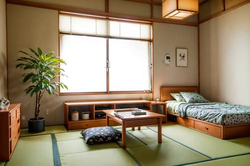 photo from pinterest of japanese design-style interior designed (kids room interior) with kids desk and mirror and plant and night light and storage bench or ottoman and bedside table or night stand and bed and accent chair. . with . . cinematic photo, highly detailed, cinematic lighting, ultra-detailed, ultrarealistic, photorealism, 8k. trending on pinterest. japanese design interior design style. masterpiece, cinematic light, ultrarealistic+, photorealistic+, 8k, raw photo, realistic, sharp focus on eyes, (symmetrical eyes), (intact eyes), hyperrealistic, highest quality, best quality, , highly detailed, masterpiece, best quality, extremely detailed 8k wallpaper, masterpiece, best quality, ultra-detailed, best shadow, detailed background, detailed face, detailed eyes, high contrast, best illumination, detailed face, dulux, caustic, dynamic angle, detailed glow. dramatic lighting. highly detailed, insanely detailed hair, symmetrical, intricate details, professionally retouched, 8k high definition. strong bokeh. award winning photo.