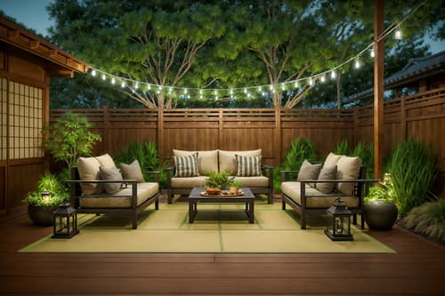 photo from pinterest of japanese design-style designed (outdoor patio ) with barbeque or grill and patio couch with pillows and plant and grass and deck with deck chairs and barbeque or grill. . with . . cinematic photo, highly detailed, cinematic lighting, ultra-detailed, ultrarealistic, photorealism, 8k. trending on pinterest. japanese design design style. masterpiece, cinematic light, ultrarealistic+, photorealistic+, 8k, raw photo, realistic, sharp focus on eyes, (symmetrical eyes), (intact eyes), hyperrealistic, highest quality, best quality, , highly detailed, masterpiece, best quality, extremely detailed 8k wallpaper, masterpiece, best quality, ultra-detailed, best shadow, detailed background, detailed face, detailed eyes, high contrast, best illumination, detailed face, dulux, caustic, dynamic angle, detailed glow. dramatic lighting. highly detailed, insanely detailed hair, symmetrical, intricate details, professionally retouched, 8k high definition. strong bokeh. award winning photo.