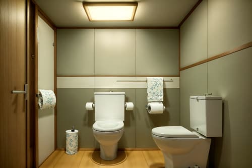 photo from pinterest of japanese design-style interior designed (toilet interior) with toilet paper hanger and toilet with toilet seat up and sink with tap and toilet paper hanger. . with . . cinematic photo, highly detailed, cinematic lighting, ultra-detailed, ultrarealistic, photorealism, 8k. trending on pinterest. japanese design interior design style. masterpiece, cinematic light, ultrarealistic+, photorealistic+, 8k, raw photo, realistic, sharp focus on eyes, (symmetrical eyes), (intact eyes), hyperrealistic, highest quality, best quality, , highly detailed, masterpiece, best quality, extremely detailed 8k wallpaper, masterpiece, best quality, ultra-detailed, best shadow, detailed background, detailed face, detailed eyes, high contrast, best illumination, detailed face, dulux, caustic, dynamic angle, detailed glow. dramatic lighting. highly detailed, insanely detailed hair, symmetrical, intricate details, professionally retouched, 8k high definition. strong bokeh. award winning photo.
