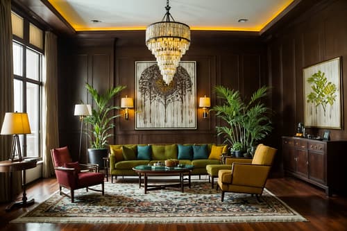 photo from pinterest of eclectic-style interior designed (hotel lobby interior) with lounge chairs and check in desk and furniture and sofas and hanging lamps and plant and coffee tables and rug. . . cinematic photo, highly detailed, cinematic lighting, ultra-detailed, ultrarealistic, photorealism, 8k. trending on pinterest. eclectic interior design style. masterpiece, cinematic light, ultrarealistic+, photorealistic+, 8k, raw photo, realistic, sharp focus on eyes, (symmetrical eyes), (intact eyes), hyperrealistic, highest quality, best quality, , highly detailed, masterpiece, best quality, extremely detailed 8k wallpaper, masterpiece, best quality, ultra-detailed, best shadow, detailed background, detailed face, detailed eyes, high contrast, best illumination, detailed face, dulux, caustic, dynamic angle, detailed glow. dramatic lighting. highly detailed, insanely detailed hair, symmetrical, intricate details, professionally retouched, 8k high definition. strong bokeh. award winning photo.