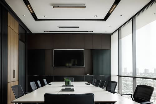 photo from pinterest of contemporary-style interior designed (meeting room interior) with glass doors and cabinets and vase and office chairs and plant and boardroom table and painting or photo on wall and glass walls. . with . . cinematic photo, highly detailed, cinematic lighting, ultra-detailed, ultrarealistic, photorealism, 8k. trending on pinterest. contemporary interior design style. masterpiece, cinematic light, ultrarealistic+, photorealistic+, 8k, raw photo, realistic, sharp focus on eyes, (symmetrical eyes), (intact eyes), hyperrealistic, highest quality, best quality, , highly detailed, masterpiece, best quality, extremely detailed 8k wallpaper, masterpiece, best quality, ultra-detailed, best shadow, detailed background, detailed face, detailed eyes, high contrast, best illumination, detailed face, dulux, caustic, dynamic angle, detailed glow. dramatic lighting. highly detailed, insanely detailed hair, symmetrical, intricate details, professionally retouched, 8k high definition. strong bokeh. award winning photo.