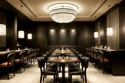 photo from pinterest of contemporary-style interior designed (restaurant interior) with restaurant chairs and restaurant dining tables and restaurant bar and restaurant decor and restaurant chairs. . with . . cinematic photo, highly detailed, cinematic lighting, ultra-detailed, ultrarealistic, photorealism, 8k. trending on pinterest. contemporary interior design style. masterpiece, cinematic light, ultrarealistic+, photorealistic+, 8k, raw photo, realistic, sharp focus on eyes, (symmetrical eyes), (intact eyes), hyperrealistic, highest quality, best quality, , highly detailed, masterpiece, best quality, extremely detailed 8k wallpaper, masterpiece, best quality, ultra-detailed, best shadow, detailed background, detailed face, detailed eyes, high contrast, best illumination, detailed face, dulux, caustic, dynamic angle, detailed glow. dramatic lighting. highly detailed, insanely detailed hair, symmetrical, intricate details, professionally retouched, 8k high definition. strong bokeh. award winning photo.