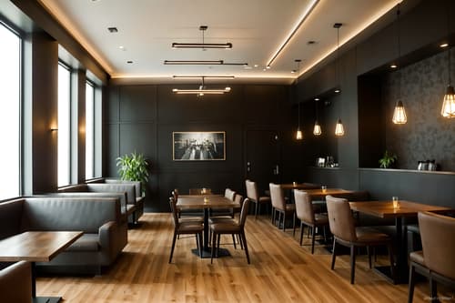 photo from pinterest of contemporary-style interior designed (coffee shop interior) . with . . cinematic photo, highly detailed, cinematic lighting, ultra-detailed, ultrarealistic, photorealism, 8k. trending on pinterest. contemporary interior design style. masterpiece, cinematic light, ultrarealistic+, photorealistic+, 8k, raw photo, realistic, sharp focus on eyes, (symmetrical eyes), (intact eyes), hyperrealistic, highest quality, best quality, , highly detailed, masterpiece, best quality, extremely detailed 8k wallpaper, masterpiece, best quality, ultra-detailed, best shadow, detailed background, detailed face, detailed eyes, high contrast, best illumination, detailed face, dulux, caustic, dynamic angle, detailed glow. dramatic lighting. highly detailed, insanely detailed hair, symmetrical, intricate details, professionally retouched, 8k high definition. strong bokeh. award winning photo.