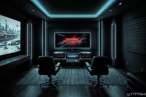 photo from pinterest of contemporary-style interior designed (gaming room interior) . with . . cinematic photo, highly detailed, cinematic lighting, ultra-detailed, ultrarealistic, photorealism, 8k. trending on pinterest. contemporary interior design style. masterpiece, cinematic light, ultrarealistic+, photorealistic+, 8k, raw photo, realistic, sharp focus on eyes, (symmetrical eyes), (intact eyes), hyperrealistic, highest quality, best quality, , highly detailed, masterpiece, best quality, extremely detailed 8k wallpaper, masterpiece, best quality, ultra-detailed, best shadow, detailed background, detailed face, detailed eyes, high contrast, best illumination, detailed face, dulux, caustic, dynamic angle, detailed glow. dramatic lighting. highly detailed, insanely detailed hair, symmetrical, intricate details, professionally retouched, 8k high definition. strong bokeh. award winning photo.