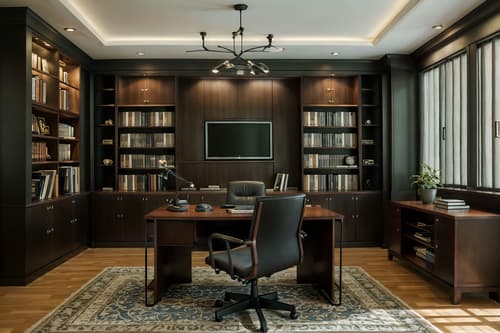 photo from pinterest of contemporary-style interior designed (study room interior) with cabinets and writing desk and plant and office chair and bookshelves and desk lamp and lounge chair and cabinets. . with . . cinematic photo, highly detailed, cinematic lighting, ultra-detailed, ultrarealistic, photorealism, 8k. trending on pinterest. contemporary interior design style. masterpiece, cinematic light, ultrarealistic+, photorealistic+, 8k, raw photo, realistic, sharp focus on eyes, (symmetrical eyes), (intact eyes), hyperrealistic, highest quality, best quality, , highly detailed, masterpiece, best quality, extremely detailed 8k wallpaper, masterpiece, best quality, ultra-detailed, best shadow, detailed background, detailed face, detailed eyes, high contrast, best illumination, detailed face, dulux, caustic, dynamic angle, detailed glow. dramatic lighting. highly detailed, insanely detailed hair, symmetrical, intricate details, professionally retouched, 8k high definition. strong bokeh. award winning photo.