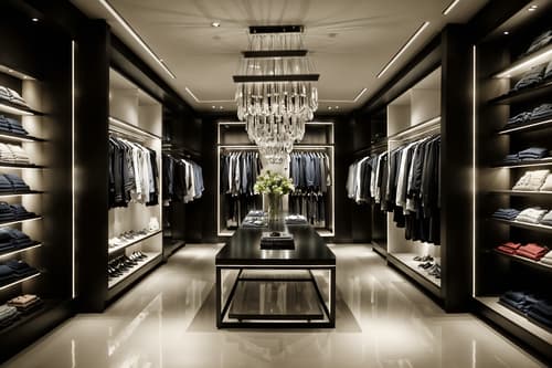 photo from pinterest of contemporary-style interior designed (clothing store interior) . with . . cinematic photo, highly detailed, cinematic lighting, ultra-detailed, ultrarealistic, photorealism, 8k. trending on pinterest. contemporary interior design style. masterpiece, cinematic light, ultrarealistic+, photorealistic+, 8k, raw photo, realistic, sharp focus on eyes, (symmetrical eyes), (intact eyes), hyperrealistic, highest quality, best quality, , highly detailed, masterpiece, best quality, extremely detailed 8k wallpaper, masterpiece, best quality, ultra-detailed, best shadow, detailed background, detailed face, detailed eyes, high contrast, best illumination, detailed face, dulux, caustic, dynamic angle, detailed glow. dramatic lighting. highly detailed, insanely detailed hair, symmetrical, intricate details, professionally retouched, 8k high definition. strong bokeh. award winning photo.
