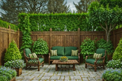 photo from pinterest of medieval-style designed (outdoor garden ) with garden tree and grass and garden plants and garden tree. . with upholstery on chairs and sofas and deep colors like red, gold, or blue and carved wooden chairs and timber walls and castle and carved wooden benches and castle and medieval shields on the wall. . cinematic photo, highly detailed, cinematic lighting, ultra-detailed, ultrarealistic, photorealism, 8k. trending on pinterest. medieval design style. masterpiece, cinematic light, ultrarealistic+, photorealistic+, 8k, raw photo, realistic, sharp focus on eyes, (symmetrical eyes), (intact eyes), hyperrealistic, highest quality, best quality, , highly detailed, masterpiece, best quality, extremely detailed 8k wallpaper, masterpiece, best quality, ultra-detailed, best shadow, detailed background, detailed face, detailed eyes, high contrast, best illumination, detailed face, dulux, caustic, dynamic angle, detailed glow. dramatic lighting. highly detailed, insanely detailed hair, symmetrical, intricate details, professionally retouched, 8k high definition. strong bokeh. award winning photo.
