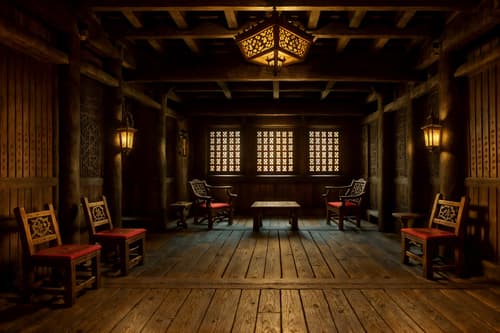 photo from pinterest of medieval-style interior designed (onsen interior) . with stone or wooden floor and intricate wooden inlay designs and carvings and deep colors like red, gold, or blue and carved wooden chairs and castle interior and stone walls and castle interior and timber beams. . cinematic photo, highly detailed, cinematic lighting, ultra-detailed, ultrarealistic, photorealism, 8k. trending on pinterest. medieval interior design style. masterpiece, cinematic light, ultrarealistic+, photorealistic+, 8k, raw photo, realistic, sharp focus on eyes, (symmetrical eyes), (intact eyes), hyperrealistic, highest quality, best quality, , highly detailed, masterpiece, best quality, extremely detailed 8k wallpaper, masterpiece, best quality, ultra-detailed, best shadow, detailed background, detailed face, detailed eyes, high contrast, best illumination, detailed face, dulux, caustic, dynamic angle, detailed glow. dramatic lighting. highly detailed, insanely detailed hair, symmetrical, intricate details, professionally retouched, 8k high definition. strong bokeh. award winning photo.