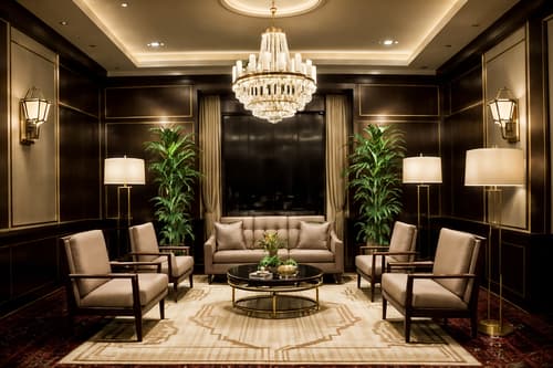 photo from pinterest of hollywood glam-style interior designed (hotel lobby interior) with lounge chairs and plant and sofas and coffee tables and rug and check in desk and hanging lamps and furniture. . . cinematic photo, highly detailed, cinematic lighting, ultra-detailed, ultrarealistic, photorealism, 8k. trending on pinterest. hollywood glam interior design style. masterpiece, cinematic light, ultrarealistic+, photorealistic+, 8k, raw photo, realistic, sharp focus on eyes, (symmetrical eyes), (intact eyes), hyperrealistic, highest quality, best quality, , highly detailed, masterpiece, best quality, extremely detailed 8k wallpaper, masterpiece, best quality, ultra-detailed, best shadow, detailed background, detailed face, detailed eyes, high contrast, best illumination, detailed face, dulux, caustic, dynamic angle, detailed glow. dramatic lighting. highly detailed, insanely detailed hair, symmetrical, intricate details, professionally retouched, 8k high definition. strong bokeh. award winning photo.