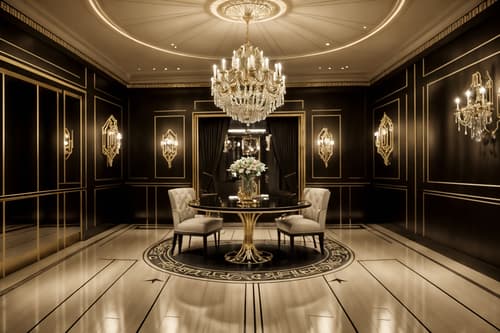 photo from pinterest of hollywood glam-style interior designed (exhibition space interior) . . cinematic photo, highly detailed, cinematic lighting, ultra-detailed, ultrarealistic, photorealism, 8k. trending on pinterest. hollywood glam interior design style. masterpiece, cinematic light, ultrarealistic+, photorealistic+, 8k, raw photo, realistic, sharp focus on eyes, (symmetrical eyes), (intact eyes), hyperrealistic, highest quality, best quality, , highly detailed, masterpiece, best quality, extremely detailed 8k wallpaper, masterpiece, best quality, ultra-detailed, best shadow, detailed background, detailed face, detailed eyes, high contrast, best illumination, detailed face, dulux, caustic, dynamic angle, detailed glow. dramatic lighting. highly detailed, insanely detailed hair, symmetrical, intricate details, professionally retouched, 8k high definition. strong bokeh. award winning photo.