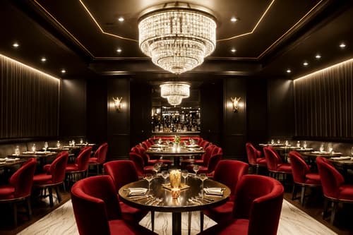 photo from pinterest of hollywood glam-style interior designed (restaurant interior) with restaurant chairs and restaurant dining tables and restaurant bar and restaurant decor and restaurant chairs. . . cinematic photo, highly detailed, cinematic lighting, ultra-detailed, ultrarealistic, photorealism, 8k. trending on pinterest. hollywood glam interior design style. masterpiece, cinematic light, ultrarealistic+, photorealistic+, 8k, raw photo, realistic, sharp focus on eyes, (symmetrical eyes), (intact eyes), hyperrealistic, highest quality, best quality, , highly detailed, masterpiece, best quality, extremely detailed 8k wallpaper, masterpiece, best quality, ultra-detailed, best shadow, detailed background, detailed face, detailed eyes, high contrast, best illumination, detailed face, dulux, caustic, dynamic angle, detailed glow. dramatic lighting. highly detailed, insanely detailed hair, symmetrical, intricate details, professionally retouched, 8k high definition. strong bokeh. award winning photo.