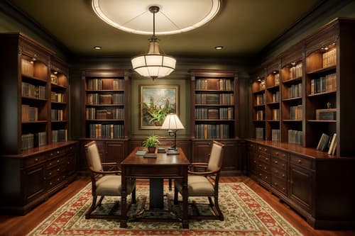 photo from pinterest of traditional-style interior designed (study room interior) with cabinets and plant and desk lamp and writing desk and lounge chair and office chair and bookshelves and cabinets. . . cinematic photo, highly detailed, cinematic lighting, ultra-detailed, ultrarealistic, photorealism, 8k. trending on pinterest. traditional interior design style. masterpiece, cinematic light, ultrarealistic+, photorealistic+, 8k, raw photo, realistic, sharp focus on eyes, (symmetrical eyes), (intact eyes), hyperrealistic, highest quality, best quality, , highly detailed, masterpiece, best quality, extremely detailed 8k wallpaper, masterpiece, best quality, ultra-detailed, best shadow, detailed background, detailed face, detailed eyes, high contrast, best illumination, detailed face, dulux, caustic, dynamic angle, detailed glow. dramatic lighting. highly detailed, insanely detailed hair, symmetrical, intricate details, professionally retouched, 8k high definition. strong bokeh. award winning photo.