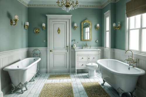 photo from pinterest of traditional-style interior designed (bathroom interior) with bath rail and toilet seat and waste basket and bathroom sink with faucet and bathtub and mirror and bathroom cabinet and bath towel. . . cinematic photo, highly detailed, cinematic lighting, ultra-detailed, ultrarealistic, photorealism, 8k. trending on pinterest. traditional interior design style. masterpiece, cinematic light, ultrarealistic+, photorealistic+, 8k, raw photo, realistic, sharp focus on eyes, (symmetrical eyes), (intact eyes), hyperrealistic, highest quality, best quality, , highly detailed, masterpiece, best quality, extremely detailed 8k wallpaper, masterpiece, best quality, ultra-detailed, best shadow, detailed background, detailed face, detailed eyes, high contrast, best illumination, detailed face, dulux, caustic, dynamic angle, detailed glow. dramatic lighting. highly detailed, insanely detailed hair, symmetrical, intricate details, professionally retouched, 8k high definition. strong bokeh. award winning photo.