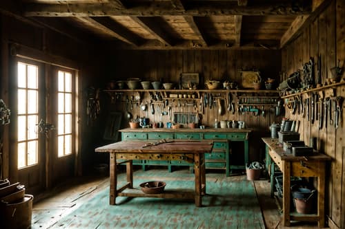 photo from pinterest of traditional-style interior designed (workshop interior) with wooden workbench and messy and tool wall and wooden workbench. . . cinematic photo, highly detailed, cinematic lighting, ultra-detailed, ultrarealistic, photorealism, 8k. trending on pinterest. traditional interior design style. masterpiece, cinematic light, ultrarealistic+, photorealistic+, 8k, raw photo, realistic, sharp focus on eyes, (symmetrical eyes), (intact eyes), hyperrealistic, highest quality, best quality, , highly detailed, masterpiece, best quality, extremely detailed 8k wallpaper, masterpiece, best quality, ultra-detailed, best shadow, detailed background, detailed face, detailed eyes, high contrast, best illumination, detailed face, dulux, caustic, dynamic angle, detailed glow. dramatic lighting. highly detailed, insanely detailed hair, symmetrical, intricate details, professionally retouched, 8k high definition. strong bokeh. award winning photo.