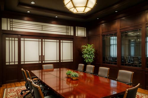 photo from pinterest of traditional-style interior designed (meeting room interior) with office chairs and painting or photo on wall and plant and boardroom table and cabinets and vase and glass walls and glass doors. . . cinematic photo, highly detailed, cinematic lighting, ultra-detailed, ultrarealistic, photorealism, 8k. trending on pinterest. traditional interior design style. masterpiece, cinematic light, ultrarealistic+, photorealistic+, 8k, raw photo, realistic, sharp focus on eyes, (symmetrical eyes), (intact eyes), hyperrealistic, highest quality, best quality, , highly detailed, masterpiece, best quality, extremely detailed 8k wallpaper, masterpiece, best quality, ultra-detailed, best shadow, detailed background, detailed face, detailed eyes, high contrast, best illumination, detailed face, dulux, caustic, dynamic angle, detailed glow. dramatic lighting. highly detailed, insanely detailed hair, symmetrical, intricate details, professionally retouched, 8k high definition. strong bokeh. award winning photo.