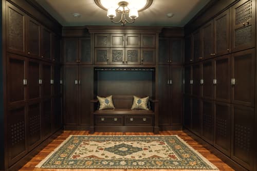 photo from pinterest of traditional-style interior designed (drop zone interior) with lockers and a bench and cubbies and storage drawers and high up storage and wall hooks for coats and cabinets and shelves for shoes. . . cinematic photo, highly detailed, cinematic lighting, ultra-detailed, ultrarealistic, photorealism, 8k. trending on pinterest. traditional interior design style. masterpiece, cinematic light, ultrarealistic+, photorealistic+, 8k, raw photo, realistic, sharp focus on eyes, (symmetrical eyes), (intact eyes), hyperrealistic, highest quality, best quality, , highly detailed, masterpiece, best quality, extremely detailed 8k wallpaper, masterpiece, best quality, ultra-detailed, best shadow, detailed background, detailed face, detailed eyes, high contrast, best illumination, detailed face, dulux, caustic, dynamic angle, detailed glow. dramatic lighting. highly detailed, insanely detailed hair, symmetrical, intricate details, professionally retouched, 8k high definition. strong bokeh. award winning photo.