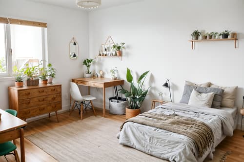 photo from pinterest of airbnb-style interior designed (kids room interior) with headboard and night light and plant and mirror and accent chair and bedside table or night stand and kids desk and dresser closet. . with natural materials and elements and neutral walls and textures and scandinavian style and simple color palette and open and natural lighting and simple, clean lines and simplistic furniture and practicality and functionality and natural materials and elements. . cinematic photo, highly detailed, cinematic lighting, ultra-detailed, ultrarealistic, photorealism, 8k. trending on pinterest. airbnb interior design style. masterpiece, cinematic light, ultrarealistic+, photorealistic+, 8k, raw photo, realistic, sharp focus on eyes, (symmetrical eyes), (intact eyes), hyperrealistic, highest quality, best quality, , highly detailed, masterpiece, best quality, extremely detailed 8k wallpaper, masterpiece, best quality, ultra-detailed, best shadow, detailed background, detailed face, detailed eyes, high contrast, best illumination, detailed face, dulux, caustic, dynamic angle, detailed glow. dramatic lighting. highly detailed, insanely detailed hair, symmetrical, intricate details, professionally retouched, 8k high definition. strong bokeh. award winning photo.