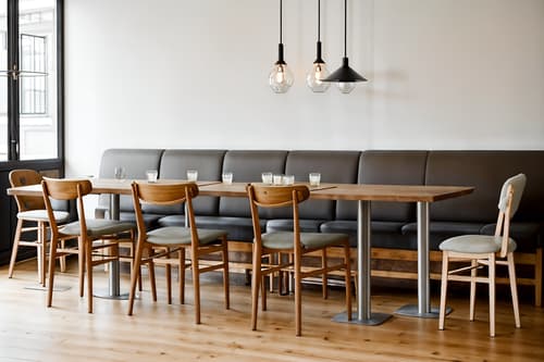 photo from pinterest of airbnb-style interior designed (restaurant interior) with restaurant bar and restaurant dining tables and restaurant chairs and restaurant decor and restaurant bar. . with simple, clean lines and simplistic furniture and simple color palette and practicality and functionality and open and natural lighting and scandinavian style and natural materials and elements and neutral walls and textures and simple, clean lines and simplistic furniture. . cinematic photo, highly detailed, cinematic lighting, ultra-detailed, ultrarealistic, photorealism, 8k. trending on pinterest. airbnb interior design style. masterpiece, cinematic light, ultrarealistic+, photorealistic+, 8k, raw photo, realistic, sharp focus on eyes, (symmetrical eyes), (intact eyes), hyperrealistic, highest quality, best quality, , highly detailed, masterpiece, best quality, extremely detailed 8k wallpaper, masterpiece, best quality, ultra-detailed, best shadow, detailed background, detailed face, detailed eyes, high contrast, best illumination, detailed face, dulux, caustic, dynamic angle, detailed glow. dramatic lighting. highly detailed, insanely detailed hair, symmetrical, intricate details, professionally retouched, 8k high definition. strong bokeh. award winning photo.