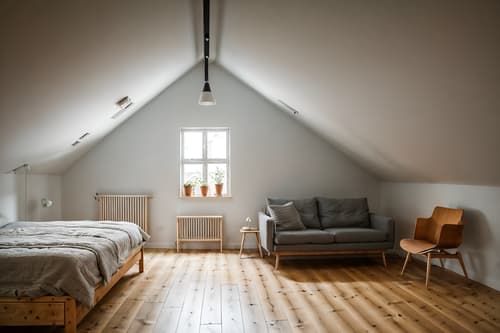 photo from pinterest of airbnb-style interior designed (attic interior) . with open and natural lighting and neutral walls and textures and natural materials and elements and simple color palette and practicality and functionality and simple, clean lines and simplistic furniture and scandinavian style and open and natural lighting. . cinematic photo, highly detailed, cinematic lighting, ultra-detailed, ultrarealistic, photorealism, 8k. trending on pinterest. airbnb interior design style. masterpiece, cinematic light, ultrarealistic+, photorealistic+, 8k, raw photo, realistic, sharp focus on eyes, (symmetrical eyes), (intact eyes), hyperrealistic, highest quality, best quality, , highly detailed, masterpiece, best quality, extremely detailed 8k wallpaper, masterpiece, best quality, ultra-detailed, best shadow, detailed background, detailed face, detailed eyes, high contrast, best illumination, detailed face, dulux, caustic, dynamic angle, detailed glow. dramatic lighting. highly detailed, insanely detailed hair, symmetrical, intricate details, professionally retouched, 8k high definition. strong bokeh. award winning photo.