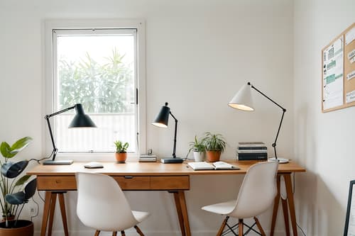 photo from pinterest of airbnb-style interior designed (home office interior) with office chair and plant and computer desk and cabinets and desk lamp and office chair. . with simple color palette and neutral walls and textures and open and natural lighting and scandinavian style and natural materials and elements and practicality and functionality and simple, clean lines and simplistic furniture and simple color palette. . cinematic photo, highly detailed, cinematic lighting, ultra-detailed, ultrarealistic, photorealism, 8k. trending on pinterest. airbnb interior design style. masterpiece, cinematic light, ultrarealistic+, photorealistic+, 8k, raw photo, realistic, sharp focus on eyes, (symmetrical eyes), (intact eyes), hyperrealistic, highest quality, best quality, , highly detailed, masterpiece, best quality, extremely detailed 8k wallpaper, masterpiece, best quality, ultra-detailed, best shadow, detailed background, detailed face, detailed eyes, high contrast, best illumination, detailed face, dulux, caustic, dynamic angle, detailed glow. dramatic lighting. highly detailed, insanely detailed hair, symmetrical, intricate details, professionally retouched, 8k high definition. strong bokeh. award winning photo.