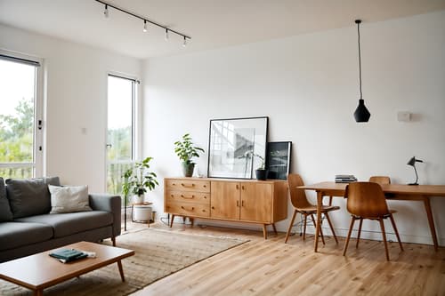 photo from pinterest of airbnb-style interior designed (exhibition space interior) . with practicality and functionality and open and natural lighting and neutral walls and textures and scandinavian style and simple color palette and simple, clean lines and simplistic furniture and natural materials and elements and practicality and functionality. . cinematic photo, highly detailed, cinematic lighting, ultra-detailed, ultrarealistic, photorealism, 8k. trending on pinterest. airbnb interior design style. masterpiece, cinematic light, ultrarealistic+, photorealistic+, 8k, raw photo, realistic, sharp focus on eyes, (symmetrical eyes), (intact eyes), hyperrealistic, highest quality, best quality, , highly detailed, masterpiece, best quality, extremely detailed 8k wallpaper, masterpiece, best quality, ultra-detailed, best shadow, detailed background, detailed face, detailed eyes, high contrast, best illumination, detailed face, dulux, caustic, dynamic angle, detailed glow. dramatic lighting. highly detailed, insanely detailed hair, symmetrical, intricate details, professionally retouched, 8k high definition. strong bokeh. award winning photo.