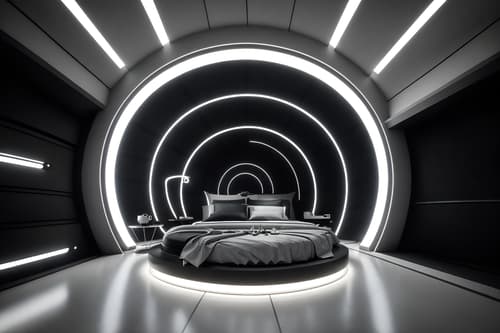 photo from pinterest of futuristic-style interior designed (attic interior) . with circular shapes and futurism minimalist interior and spaceship interior and steel finishing and strong geometric walls and monochromatic palette and smooth marble and neutral background and bright accents. . cinematic photo, highly detailed, cinematic lighting, ultra-detailed, ultrarealistic, photorealism, 8k. trending on pinterest. futuristic interior design style. masterpiece, cinematic light, ultrarealistic+, photorealistic+, 8k, raw photo, realistic, sharp focus on eyes, (symmetrical eyes), (intact eyes), hyperrealistic, highest quality, best quality, , highly detailed, masterpiece, best quality, extremely detailed 8k wallpaper, masterpiece, best quality, ultra-detailed, best shadow, detailed background, detailed face, detailed eyes, high contrast, best illumination, detailed face, dulux, caustic, dynamic angle, detailed glow. dramatic lighting. highly detailed, insanely detailed hair, symmetrical, intricate details, professionally retouched, 8k high definition. strong bokeh. award winning photo.