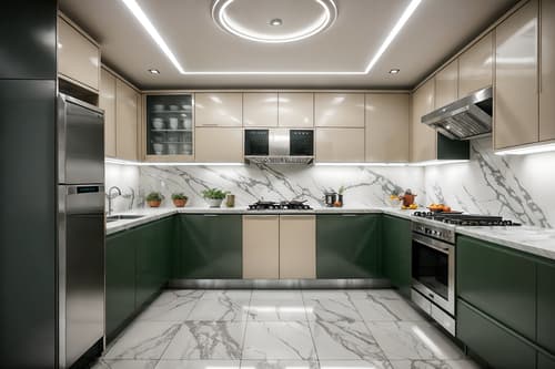 photo from pinterest of retro futuristic-style interior designed (kitchen interior) with plant and kitchen cabinets and worktops and refrigerator and stove and sink and plant. . with futuristic interior and neutral background and bright accents and light colors and smooth polished marble and circular shapes and futurism minimalist interior and glass panes and minimalist clean lines. . cinematic photo, highly detailed, cinematic lighting, ultra-detailed, ultrarealistic, photorealism, 8k. trending on pinterest. retro futuristic interior design style. masterpiece, cinematic light, ultrarealistic+, photorealistic+, 8k, raw photo, realistic, sharp focus on eyes, (symmetrical eyes), (intact eyes), hyperrealistic, highest quality, best quality, , highly detailed, masterpiece, best quality, extremely detailed 8k wallpaper, masterpiece, best quality, ultra-detailed, best shadow, detailed background, detailed face, detailed eyes, high contrast, best illumination, detailed face, dulux, caustic, dynamic angle, detailed glow. dramatic lighting. highly detailed, insanely detailed hair, symmetrical, intricate details, professionally retouched, 8k high definition. strong bokeh. award winning photo.