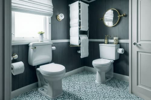 photo from pinterest of nautical-style interior designed (toilet interior) with toilet paper hanger and sink with tap and toilet with toilet seat up and toilet paper hanger. . . cinematic photo, highly detailed, cinematic lighting, ultra-detailed, ultrarealistic, photorealism, 8k. trending on pinterest. nautical interior design style. masterpiece, cinematic light, ultrarealistic+, photorealistic+, 8k, raw photo, realistic, sharp focus on eyes, (symmetrical eyes), (intact eyes), hyperrealistic, highest quality, best quality, , highly detailed, masterpiece, best quality, extremely detailed 8k wallpaper, masterpiece, best quality, ultra-detailed, best shadow, detailed background, detailed face, detailed eyes, high contrast, best illumination, detailed face, dulux, caustic, dynamic angle, detailed glow. dramatic lighting. highly detailed, insanely detailed hair, symmetrical, intricate details, professionally retouched, 8k high definition. strong bokeh. award winning photo.