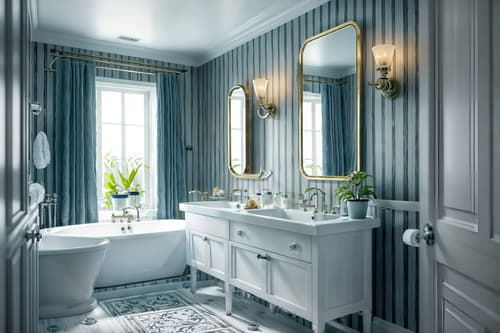 photo from pinterest of nautical-style interior designed (bathroom interior) with toilet seat and bath rail and bathtub and plant and shower and bath towel and waste basket and bathroom sink with faucet. . . cinematic photo, highly detailed, cinematic lighting, ultra-detailed, ultrarealistic, photorealism, 8k. trending on pinterest. nautical interior design style. masterpiece, cinematic light, ultrarealistic+, photorealistic+, 8k, raw photo, realistic, sharp focus on eyes, (symmetrical eyes), (intact eyes), hyperrealistic, highest quality, best quality, , highly detailed, masterpiece, best quality, extremely detailed 8k wallpaper, masterpiece, best quality, ultra-detailed, best shadow, detailed background, detailed face, detailed eyes, high contrast, best illumination, detailed face, dulux, caustic, dynamic angle, detailed glow. dramatic lighting. highly detailed, insanely detailed hair, symmetrical, intricate details, professionally retouched, 8k high definition. strong bokeh. award winning photo.