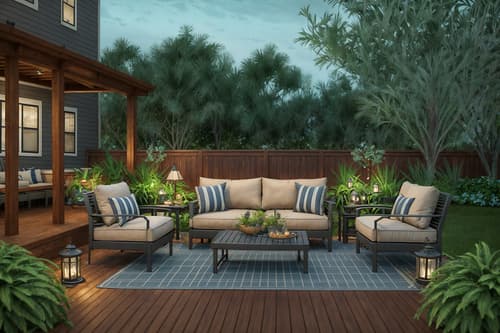 photo from pinterest of nautical-style designed (outdoor patio ) with patio couch with pillows and deck with deck chairs and plant and barbeque or grill and grass and patio couch with pillows. . . cinematic photo, highly detailed, cinematic lighting, ultra-detailed, ultrarealistic, photorealism, 8k. trending on pinterest. nautical design style. masterpiece, cinematic light, ultrarealistic+, photorealistic+, 8k, raw photo, realistic, sharp focus on eyes, (symmetrical eyes), (intact eyes), hyperrealistic, highest quality, best quality, , highly detailed, masterpiece, best quality, extremely detailed 8k wallpaper, masterpiece, best quality, ultra-detailed, best shadow, detailed background, detailed face, detailed eyes, high contrast, best illumination, detailed face, dulux, caustic, dynamic angle, detailed glow. dramatic lighting. highly detailed, insanely detailed hair, symmetrical, intricate details, professionally retouched, 8k high definition. strong bokeh. award winning photo.