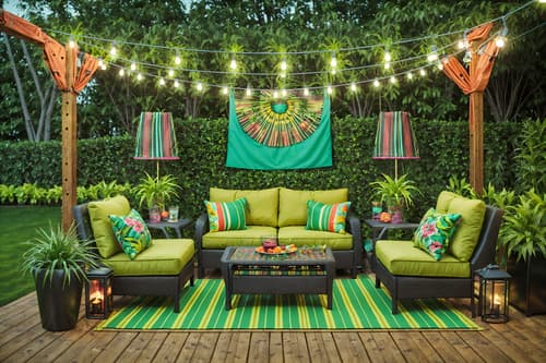 photo from pinterest of maximalist-style designed (outdoor patio ) with grass and plant and deck with deck chairs and patio couch with pillows and barbeque or grill and grass. . with eye-catching and playful and more is more philosophy and bold design and over-the-top aesthetic and bold creativity and vibrant and bold colors. . cinematic photo, highly detailed, cinematic lighting, ultra-detailed, ultrarealistic, photorealism, 8k. trending on pinterest. maximalist design style. masterpiece, cinematic light, ultrarealistic+, photorealistic+, 8k, raw photo, realistic, sharp focus on eyes, (symmetrical eyes), (intact eyes), hyperrealistic, highest quality, best quality, , highly detailed, masterpiece, best quality, extremely detailed 8k wallpaper, masterpiece, best quality, ultra-detailed, best shadow, detailed background, detailed face, detailed eyes, high contrast, best illumination, detailed face, dulux, caustic, dynamic angle, detailed glow. dramatic lighting. highly detailed, insanely detailed hair, symmetrical, intricate details, professionally retouched, 8k high definition. strong bokeh. award winning photo.