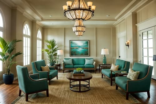 photo from pinterest of coastal-style interior designed (hotel lobby interior) with hanging lamps and coffee tables and sofas and check in desk and furniture and lounge chairs and plant and rug. . with . . cinematic photo, highly detailed, cinematic lighting, ultra-detailed, ultrarealistic, photorealism, 8k. trending on pinterest. coastal interior design style. masterpiece, cinematic light, ultrarealistic+, photorealistic+, 8k, raw photo, realistic, sharp focus on eyes, (symmetrical eyes), (intact eyes), hyperrealistic, highest quality, best quality, , highly detailed, masterpiece, best quality, extremely detailed 8k wallpaper, masterpiece, best quality, ultra-detailed, best shadow, detailed background, detailed face, detailed eyes, high contrast, best illumination, detailed face, dulux, caustic, dynamic angle, detailed glow. dramatic lighting. highly detailed, insanely detailed hair, symmetrical, intricate details, professionally retouched, 8k high definition. strong bokeh. award winning photo.