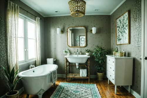 photo from pinterest of boho-chic-style interior designed (toilet interior) with sink with tap and toilet paper hanger and toilet with toilet seat up and sink with tap. . . cinematic photo, highly detailed, cinematic lighting, ultra-detailed, ultrarealistic, photorealism, 8k. trending on pinterest. boho-chic interior design style. masterpiece, cinematic light, ultrarealistic+, photorealistic+, 8k, raw photo, realistic, sharp focus on eyes, (symmetrical eyes), (intact eyes), hyperrealistic, highest quality, best quality, , highly detailed, masterpiece, best quality, extremely detailed 8k wallpaper, masterpiece, best quality, ultra-detailed, best shadow, detailed background, detailed face, detailed eyes, high contrast, best illumination, detailed face, dulux, caustic, dynamic angle, detailed glow. dramatic lighting. highly detailed, insanely detailed hair, symmetrical, intricate details, professionally retouched, 8k high definition. strong bokeh. award winning photo.