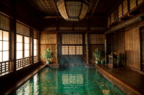 photo from pinterest of boho-chic-style interior designed (onsen interior) . . cinematic photo, highly detailed, cinematic lighting, ultra-detailed, ultrarealistic, photorealism, 8k. trending on pinterest. boho-chic interior design style. masterpiece, cinematic light, ultrarealistic+, photorealistic+, 8k, raw photo, realistic, sharp focus on eyes, (symmetrical eyes), (intact eyes), hyperrealistic, highest quality, best quality, , highly detailed, masterpiece, best quality, extremely detailed 8k wallpaper, masterpiece, best quality, ultra-detailed, best shadow, detailed background, detailed face, detailed eyes, high contrast, best illumination, detailed face, dulux, caustic, dynamic angle, detailed glow. dramatic lighting. highly detailed, insanely detailed hair, symmetrical, intricate details, professionally retouched, 8k high definition. strong bokeh. award winning photo.