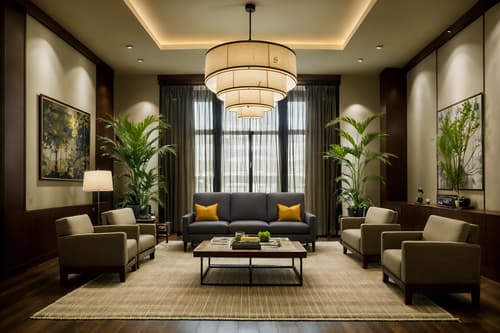 photo from pinterest of eco-friendly-style interior designed (hotel lobby interior) with rug and hanging lamps and furniture and coffee tables and lounge chairs and check in desk and sofas and plant. . . cinematic photo, highly detailed, cinematic lighting, ultra-detailed, ultrarealistic, photorealism, 8k. trending on pinterest. eco-friendly interior design style. masterpiece, cinematic light, ultrarealistic+, photorealistic+, 8k, raw photo, realistic, sharp focus on eyes, (symmetrical eyes), (intact eyes), hyperrealistic, highest quality, best quality, , highly detailed, masterpiece, best quality, extremely detailed 8k wallpaper, masterpiece, best quality, ultra-detailed, best shadow, detailed background, detailed face, detailed eyes, high contrast, best illumination, detailed face, dulux, caustic, dynamic angle, detailed glow. dramatic lighting. highly detailed, insanely detailed hair, symmetrical, intricate details, professionally retouched, 8k high definition. strong bokeh. award winning photo.