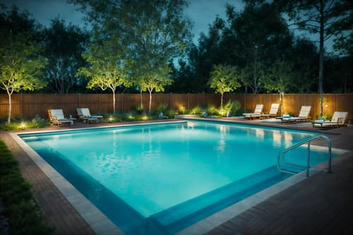 photo from pinterest of scandinavian-style designed (outdoor pool area ) with pool and pool lights and pool lounge chairs and pool. . with . . cinematic photo, highly detailed, cinematic lighting, ultra-detailed, ultrarealistic, photorealism, 8k. trending on pinterest. scandinavian design style. masterpiece, cinematic light, ultrarealistic+, photorealistic+, 8k, raw photo, realistic, sharp focus on eyes, (symmetrical eyes), (intact eyes), hyperrealistic, highest quality, best quality, , highly detailed, masterpiece, best quality, extremely detailed 8k wallpaper, masterpiece, best quality, ultra-detailed, best shadow, detailed background, detailed face, detailed eyes, high contrast, best illumination, detailed face, dulux, caustic, dynamic angle, detailed glow. dramatic lighting. highly detailed, insanely detailed hair, symmetrical, intricate details, professionally retouched, 8k high definition. strong bokeh. award winning photo.